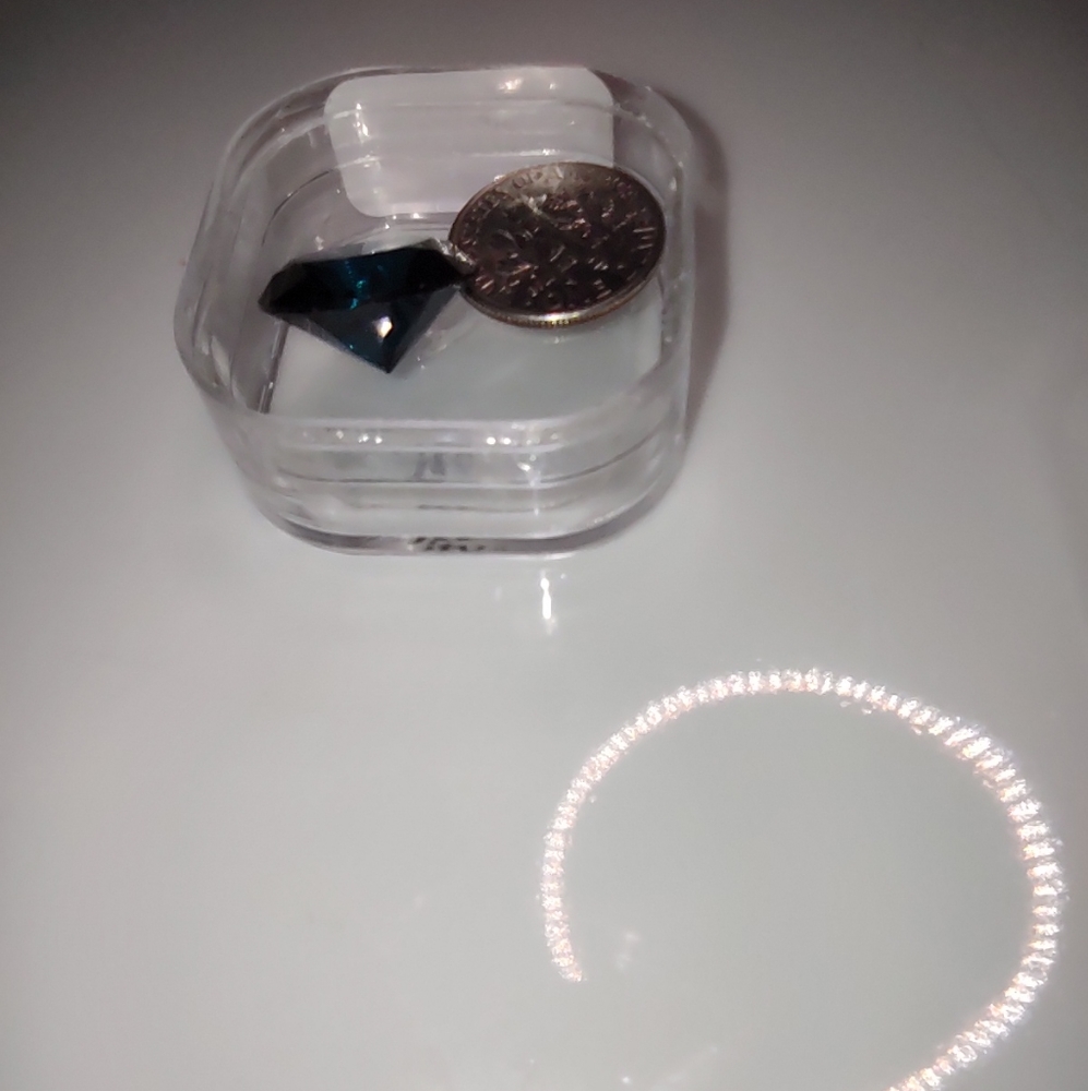 Loose gems blue 17mm JTV - Picture 3 of 6